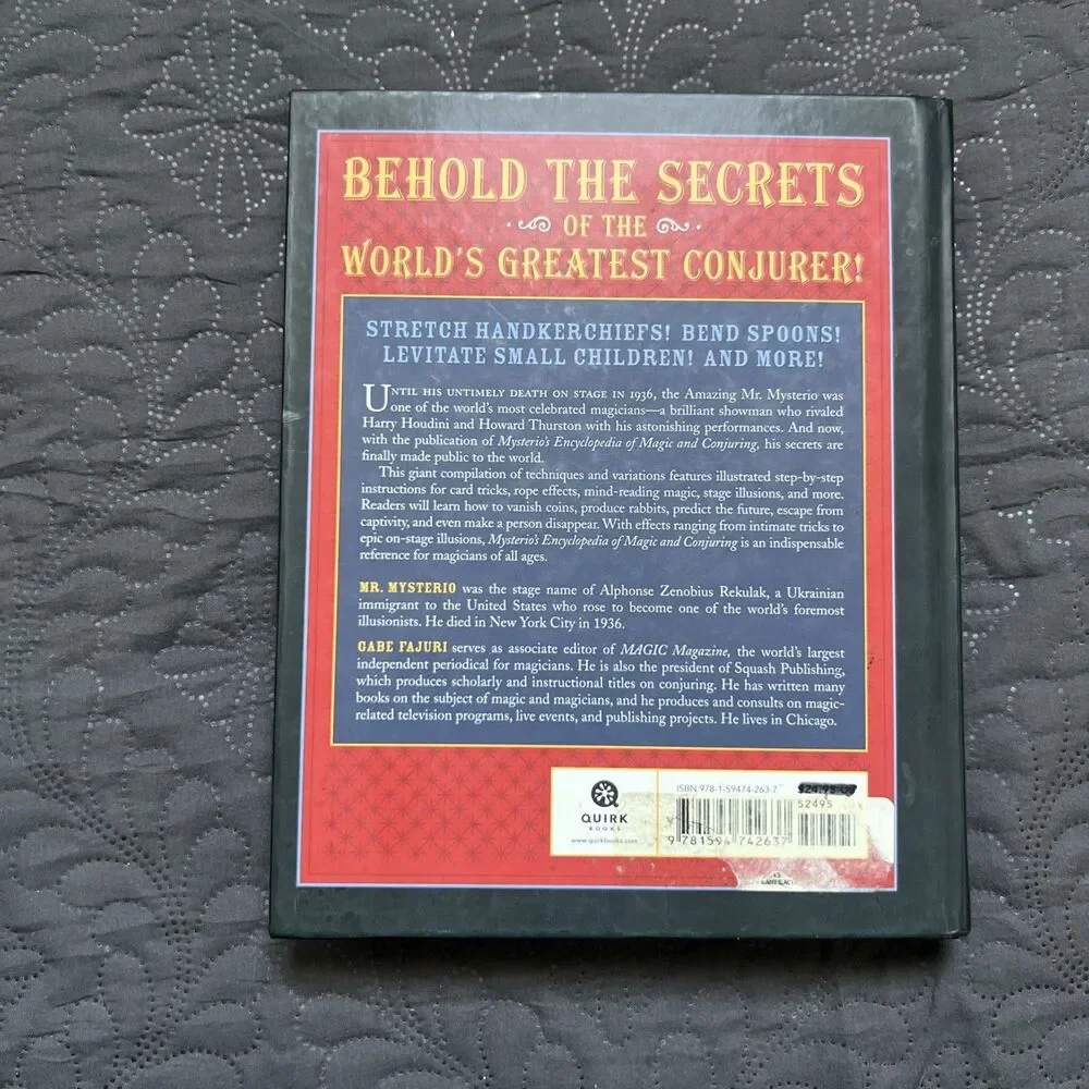 Mysterio's Encyclopedia of Magic and Conjuring: A Complete Compendiu - LIKE NEW